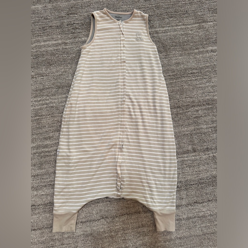 4 Season® Baby Sleep Bag with Feet, Merino Wool & Organic Cotton, Birch Gray